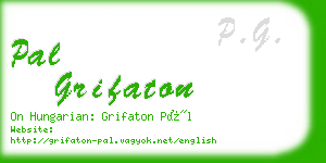 pal grifaton business card